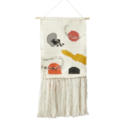 Saro Lifestyle WA255 Abstract Woven Wall Hanging