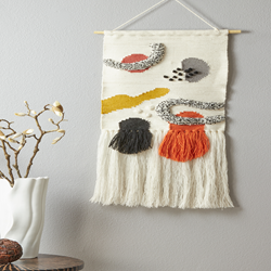 Saro Lifestyle WA255 Abstract Woven Wall Hanging