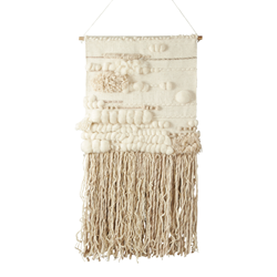 saro lifestyle WA913 Textured Woven Wall Hanging
