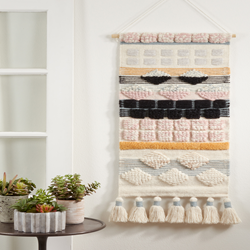 Saro Lifestyle WA983 Textured Woven Wall Hanging