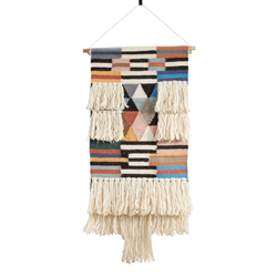 saro lifestyle WA984 Textured Woven Wall Hanging