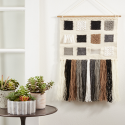 Saro Lifestyle WA986 Textured Woven Wall Hanging