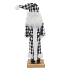 Saro Lifestyle XD590 Buffalo Plaid Nutcracker