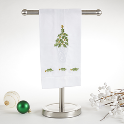 Saro Lifestyle XM601 Hemstitched Holiday Towel