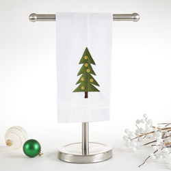 Saro Lifestyle XM603 Hemstitched Holiday Towel