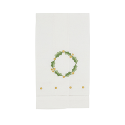 saro lifestyle XM609 Hemstitched Holiday Towel