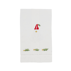 saro lifestyle XM610 Hemstitched Holiday Towel