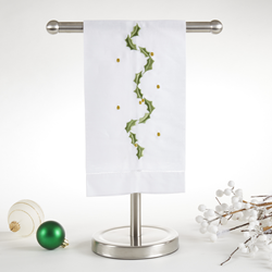 Saro Lifestyle XM612 Hemstitched Holiday Towel