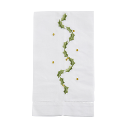 saro lifestyle XM612 Hemstitched Holiday Towel