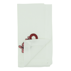 Saro Lifestyle YP103 Embroidered XOXO Napkin