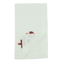 Saro Lifestyle YP104 Embroidered XOXO Napkin