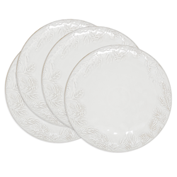 Saro Lifestyle SE603 Embossed Pineneedle Dinner Plate - 10 Dia