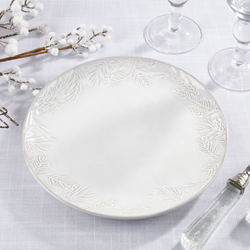 Saro Lifestyle SE603 Embossed Pineneedle Dinner Plate - 10 Dia