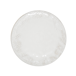 saro lifestyle SE603 Embossed Pineneedle Dinner Plate - 10 Dia