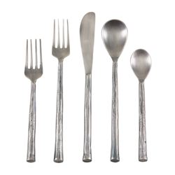 saro lifestyle SP138 Stainless Steel Flatware- Set Of 5