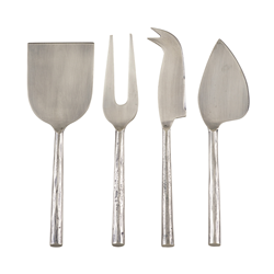 saro lifestyle SP139 Stainless Steel Cheese Set- Set Of 4
