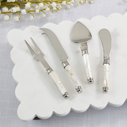 Saro Lifestyle SP290 Mother Of Pearl Cheese Cutlery - Set Of 4