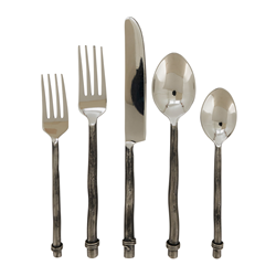 saro lifestyle SP335 Stainless Steel Flatware -Set Of 5
