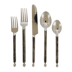saro lifestyle SP718 Stainless Steel Flatware - Set Of 5