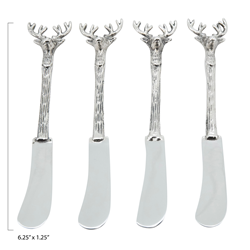 Saro Lifestyle SP774 Reindeer Cocktail Knife - Set Of 4
