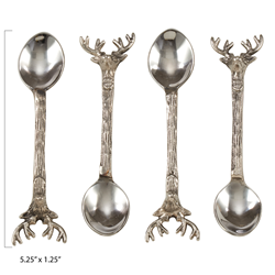 Saro Lifestyle SP775 Reindeer Cocktail Spoon - Set Of 4