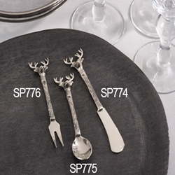 Saro Lifestyle SP775 Reindeer Cocktail Spoon - Set Of 4