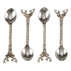 saro lifestyle SP775 Reindeer Cocktail Spoon - Set Of 4