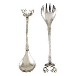 saro lifestyle SP778 Reindeer Salad Servers - Set Of 2