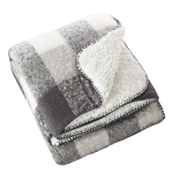 Saro Lifestyle TH209 Faux Mohair Design Sherpa Throw