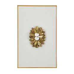 Saro Lifestyle WA167 Tourmaline And Natural Geode Wall Art - Set Of 2