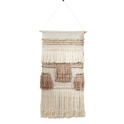 saro lifestyle WA910 Textured Woven Wall Hanging - 47H