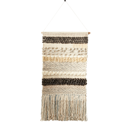 saro lifestyle WA939 Textured Woven Wall Hanging - 47H
