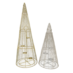 saro lifestyle XD534 Christmas Tree Tealight Holder