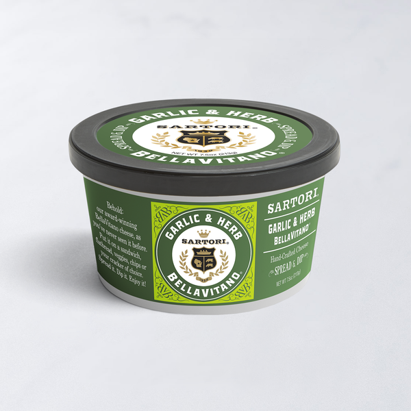 sartori gold Garlic & Herb BellaVitano® Spread & Dip