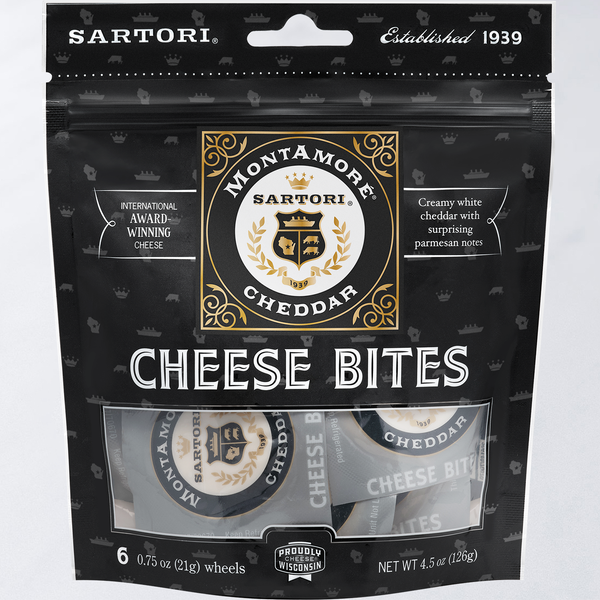 sartori gold MontAmoré® Cheddar Cheese Bites