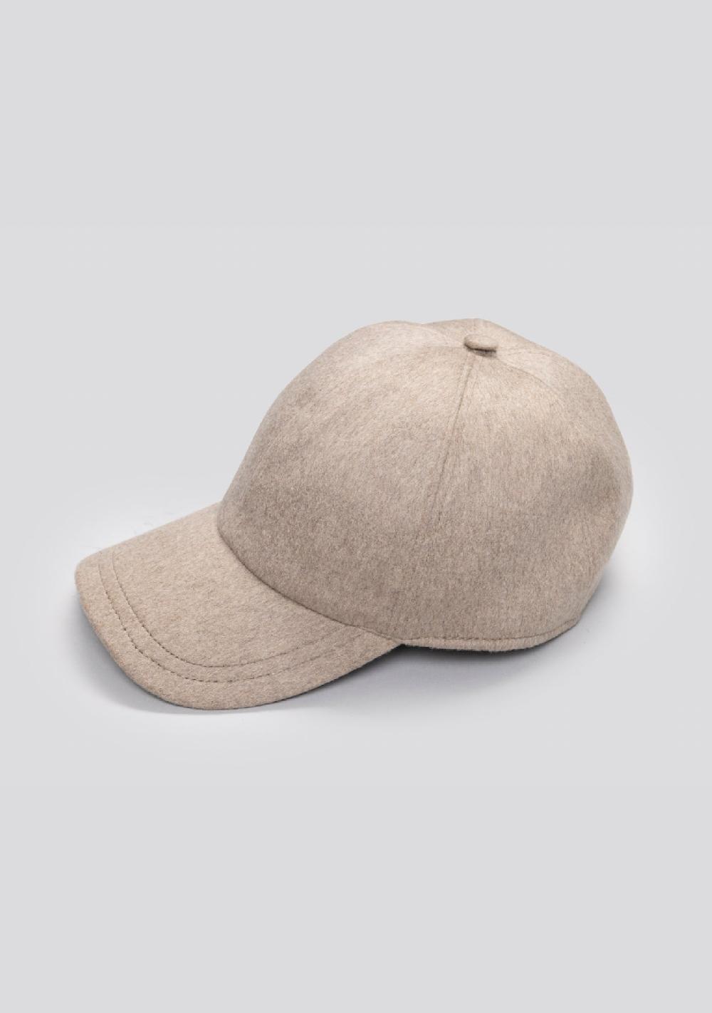 sartorio Beige Cashmere Cap