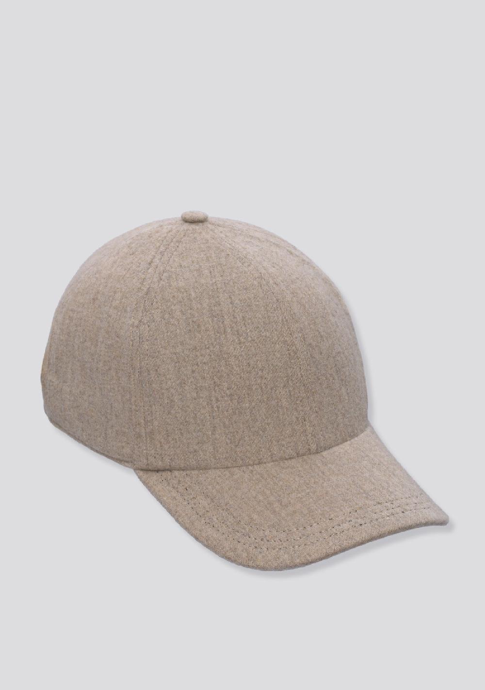 sartorio Beige Lana Wool Cap
