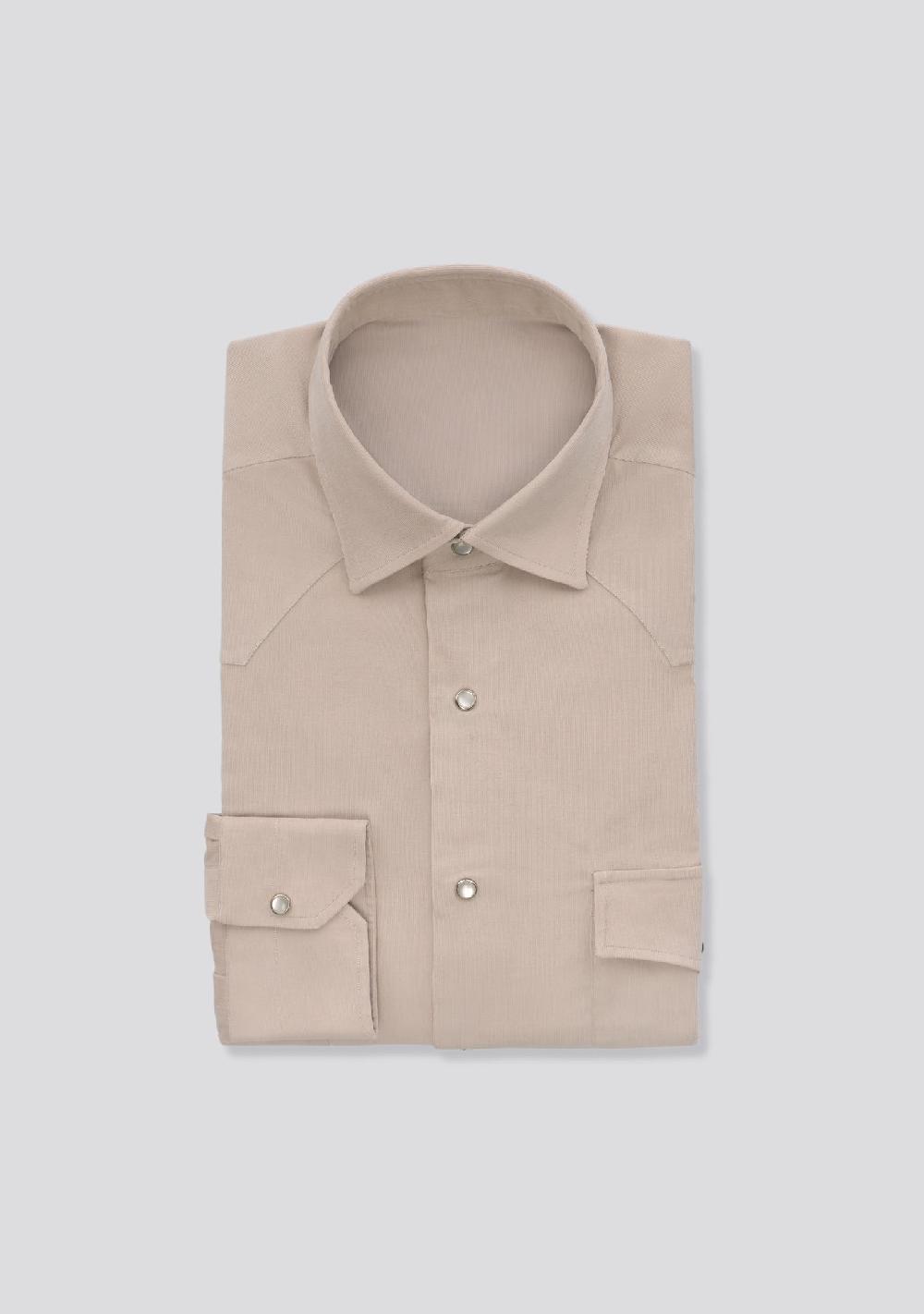 sartorio Beige Texas Cotton Shirt