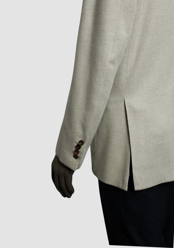 Sartorio Beige Wool Blend Jacket