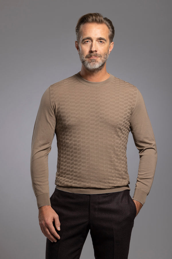 Sartorio Beige Wool Pullover