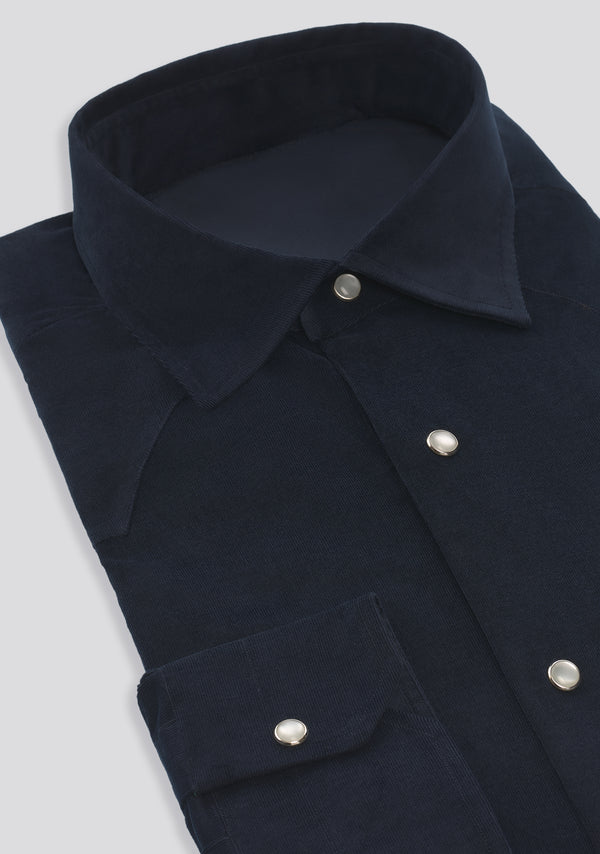 Sartorio Blue Texas Cotton Shirt