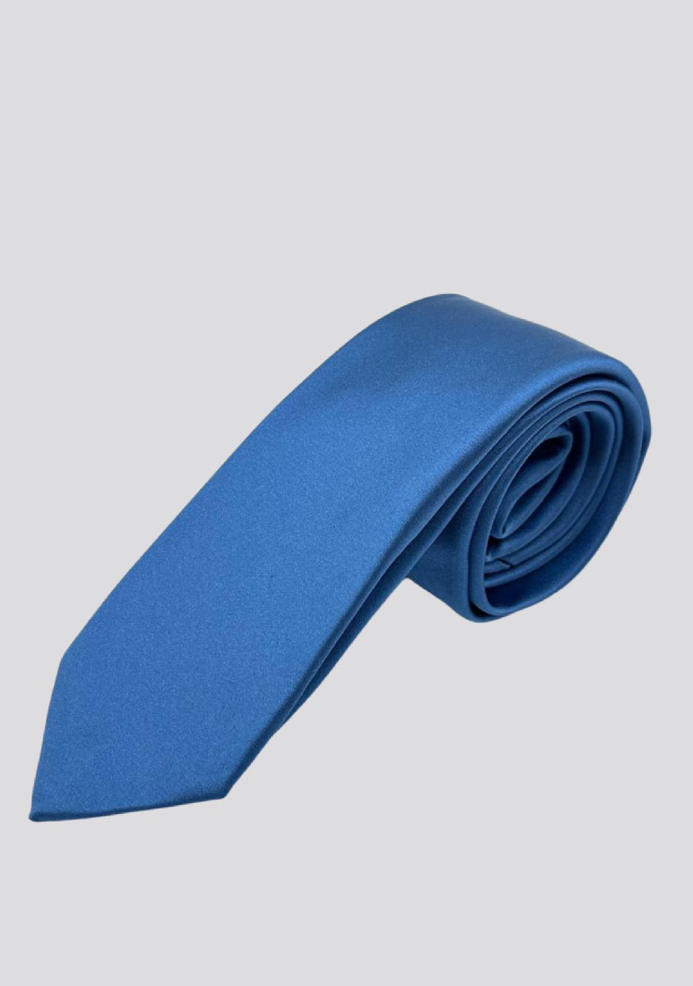 sartorio Classic Solid Blue Tie