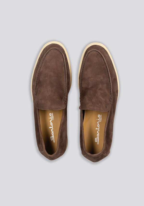Sartorio Coffee Brown Calfskin Loafers