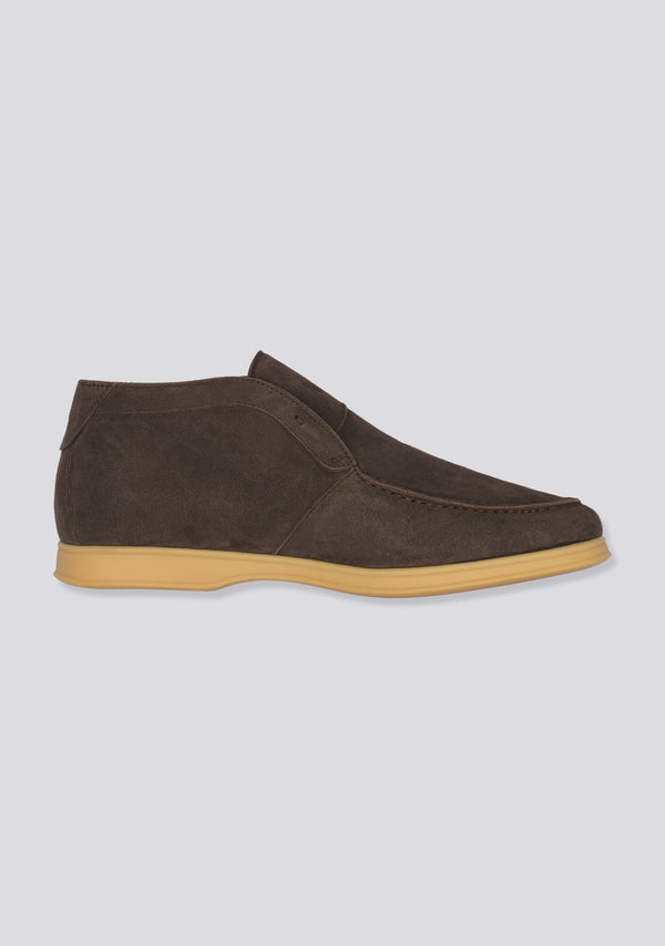 Sartorio Coffee Brown High Top Leather Loafers