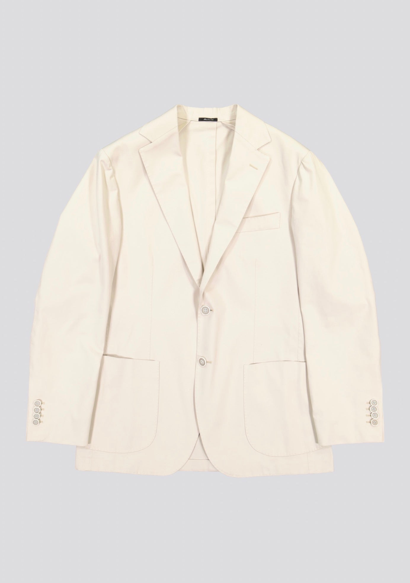 sartorio Cream Wool Jacket