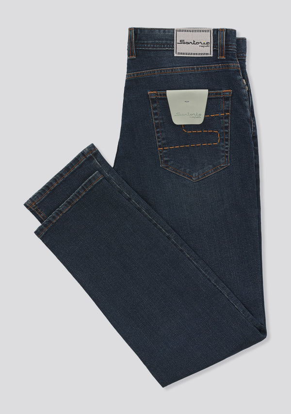 Sartorio Dark Blue Regular Fit Jeans