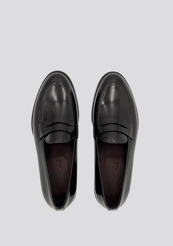 Sartorio Dark Brown Calfskin Loafers
