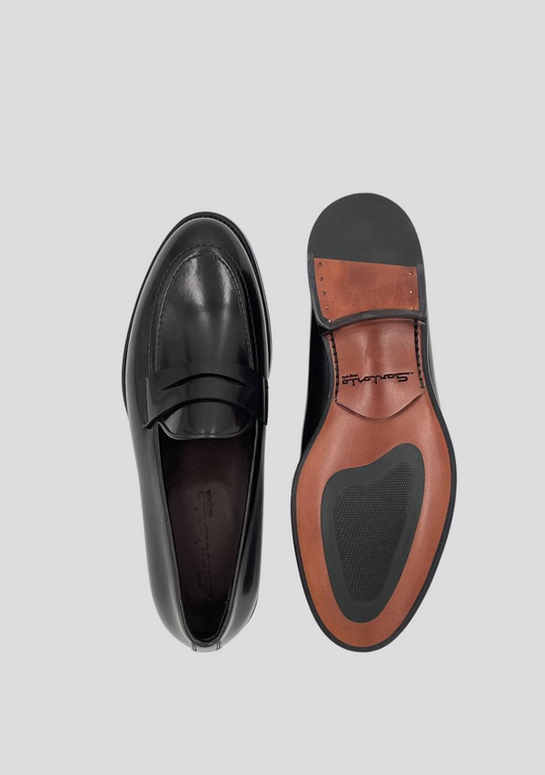 Sartorio Dark Brown Calfskin Loafers