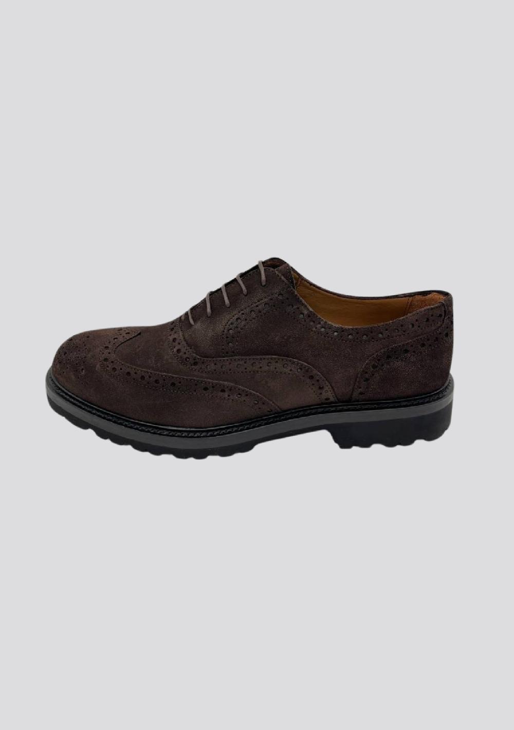 sartorio Dark Brown Leather Oxfords
