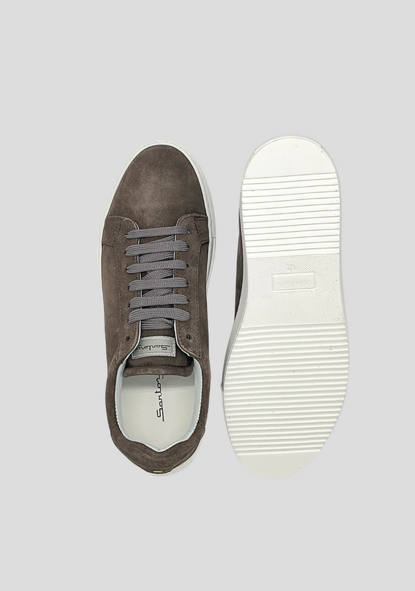 Sartorio Dark Brown Suede Sneakers